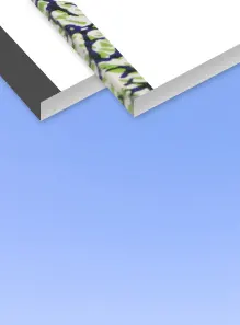 伝票のマーブル仕上げとクロス仕上げ見本